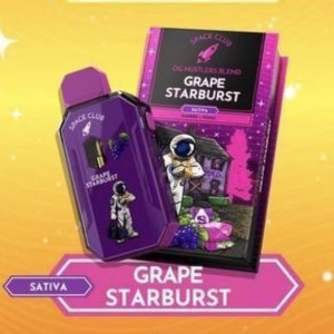 Space Club Grape Starburst Disposable